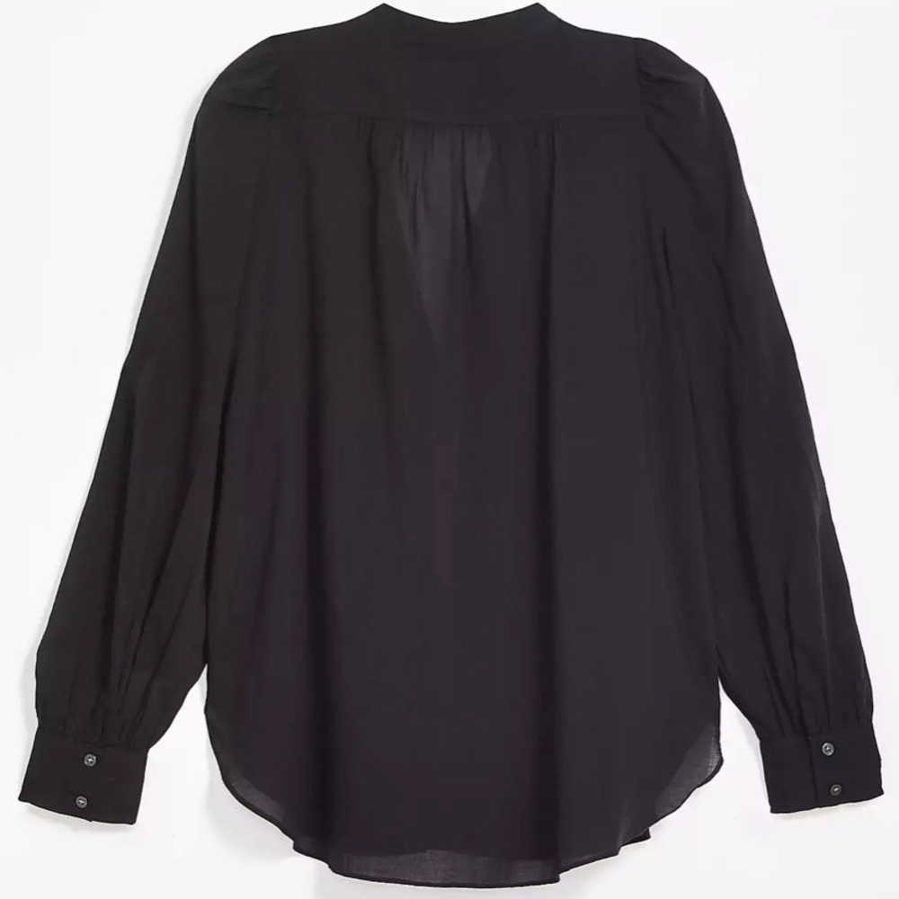 NWT | LOFT | Petite Split Neck Tunic Shirt - Picture 2 of 5